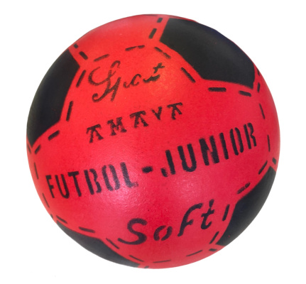 foam_voetbal_rood_zwart