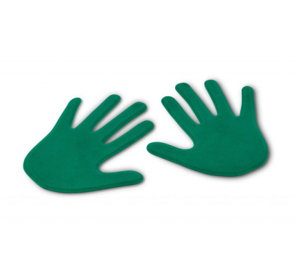 vloermarkering-handen-groen-leba